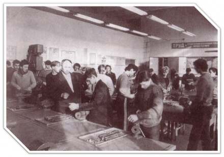 Группа слесарей по ремонту тепловозов, 1976-78 гг.