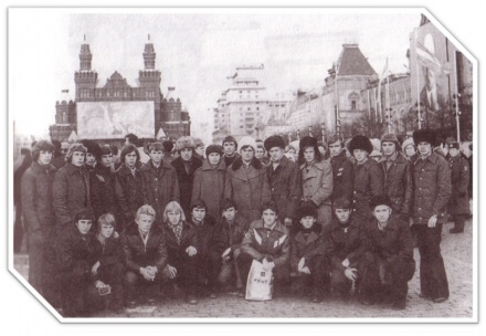 Учащиеся, награжденные поездкой в Москву