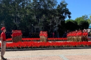 Церемония возложения венков и цветов к мемориалу «Уссурийцам, погибшим в годы Великой Отечественной войны»